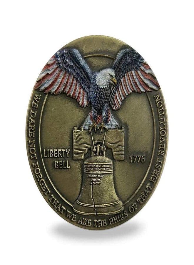 Glamtune Don't Tread on Me Military Coin US Liberty Bell Challenge Coin - Image 4